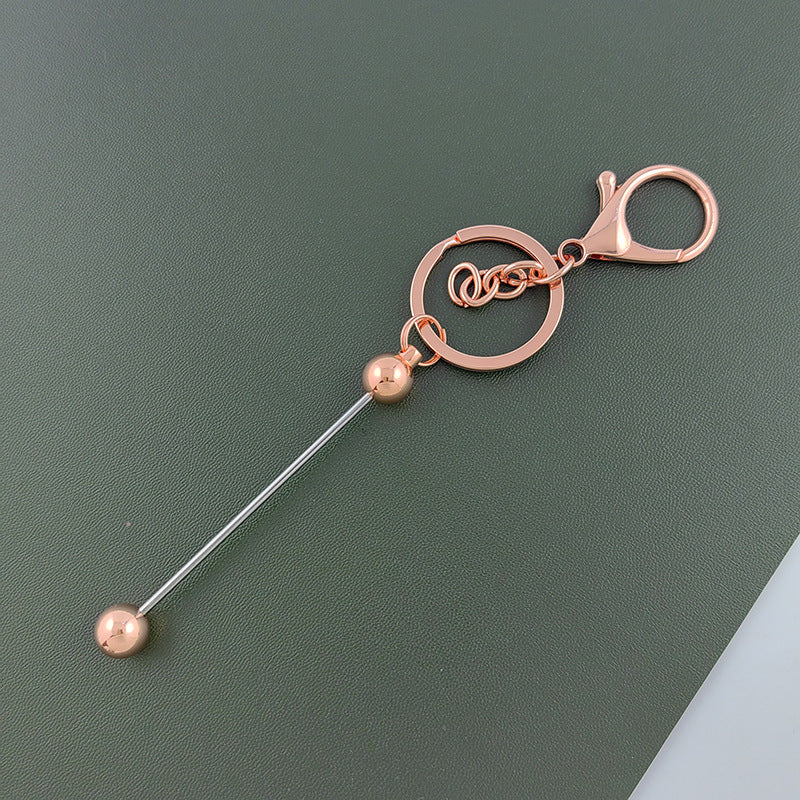 Wholesale Beadable Bar Metal DIY for Beaded Keychains